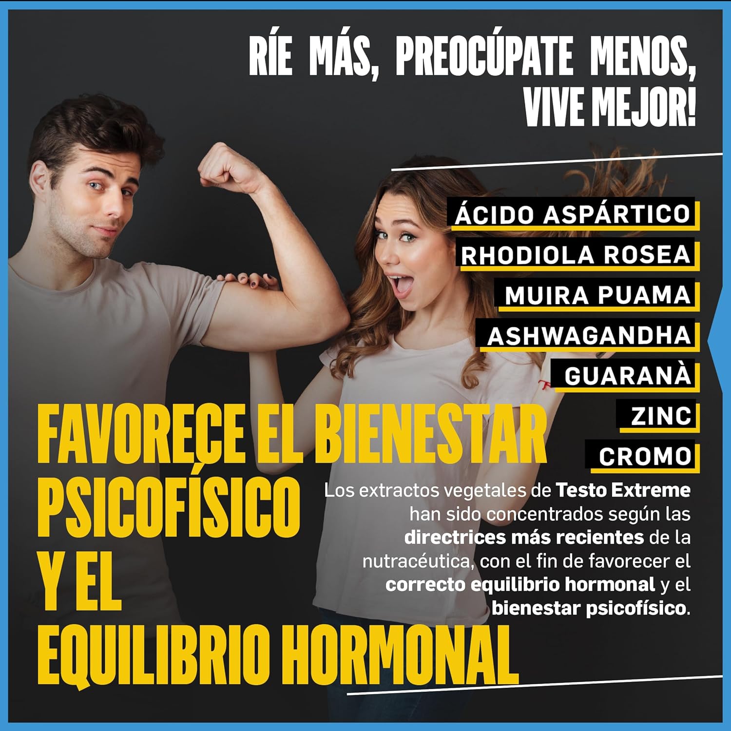 ® Testo Extreme 120 Cápsulas Maca 8000Mg. Potenciador Estimulante Natural De La Testosterona Con Tribulus, Fenogreco, Zinc, Arginina, Ashwagandha, Vitaminas Y Minerales.