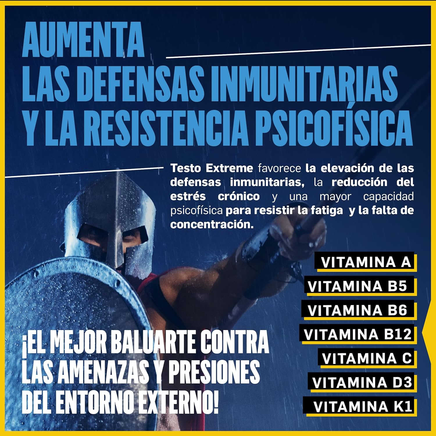 ® Testo Extreme 120 Cápsulas Maca 8000Mg. Potenciador Estimulante Natural De La Testosterona Con Tribulus, Fenogreco, Zinc, Arginina, Ashwagandha, Vitaminas Y Minerales.