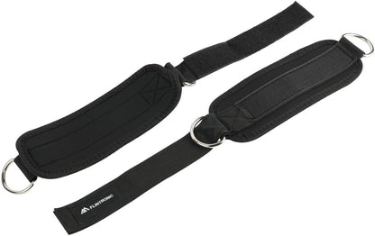 Flintronic 2PCS Tobilleras Poleas Gym, Tobillera Para Polea Con Doble Anilla En D Correa Para Tonificar Músculos, Entrenar Piernas Y Glúteos Para Hombres Y Mujeres