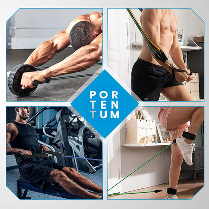 Gomas Elasticas Musculación - Bandas Elasticas Para Yoga Calistenia Gym Crossfit TRX Pilates Gimnasia En Casa